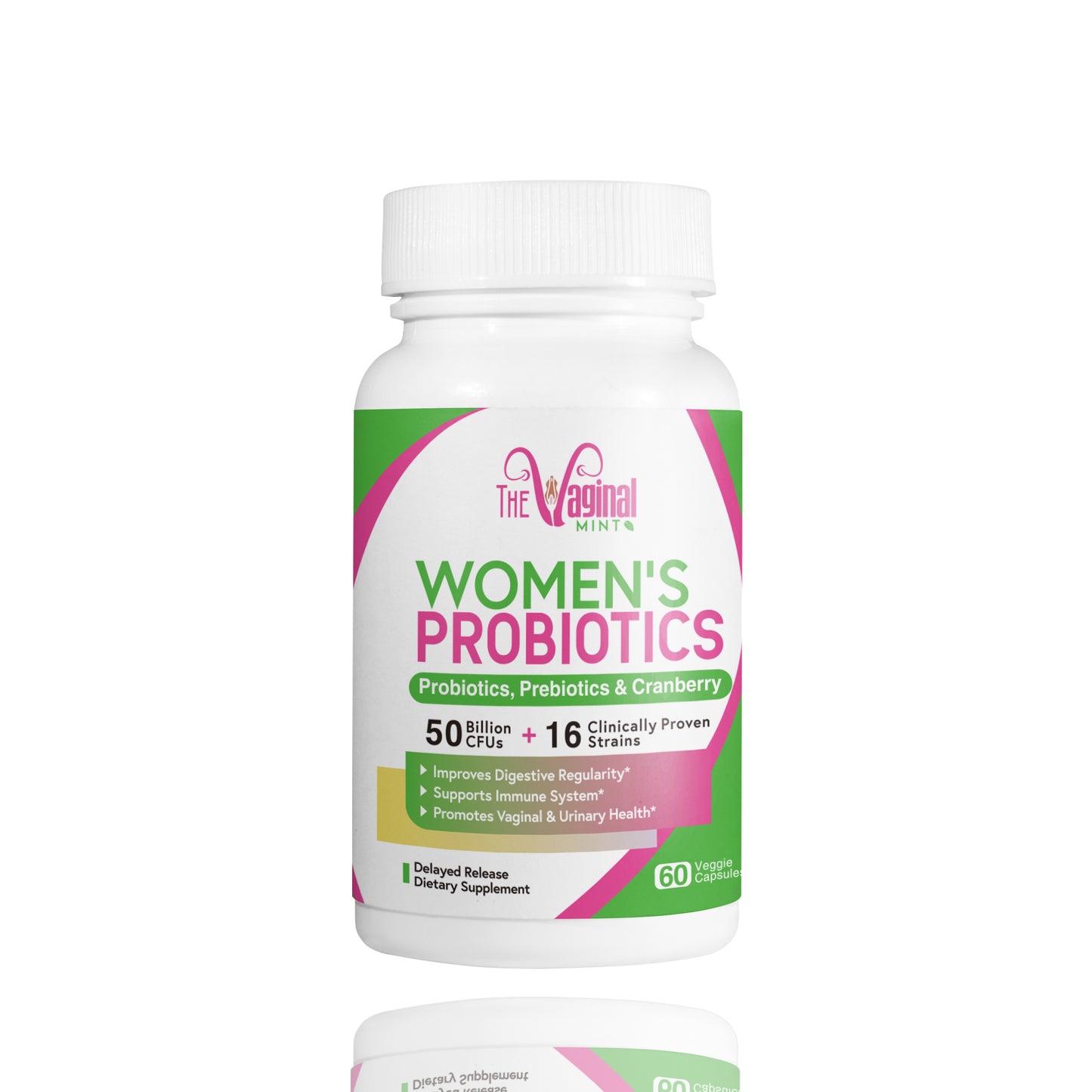 Women's Vegan Prebiotics & Probiotics – 50 Billion CFU + Cranberry for Wellness👩🏾⚕️